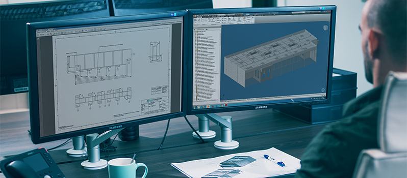 Ontwerpen van cleanroom met 3D software