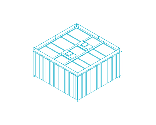 Modulaire softwall cleanroom voor het samplen van medische producten