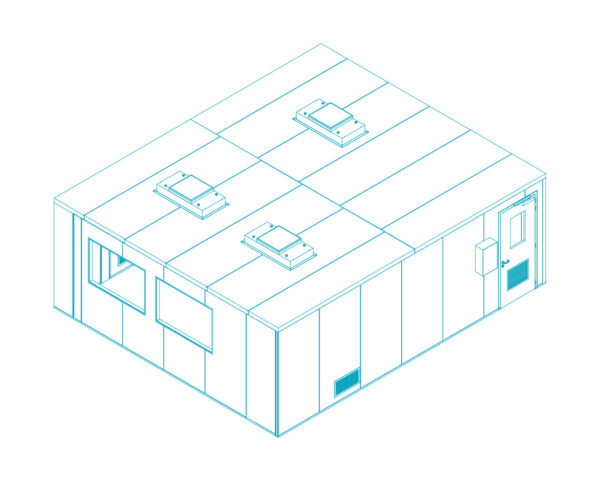 Panelbloc cleanroom Machinefabriek van den Elsen